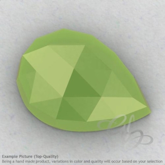 Lime Chalcedony Pear Shape Calibrated Cabochons