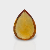 Citrine 17.5x13mm Faceted Pear AA+ Loose Gemstone - 159730