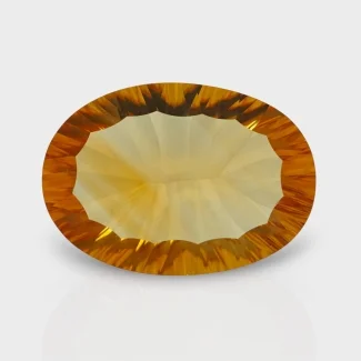Citrine 22x16mm Concave Cut Oval AAA Grade Loose Gemstone - 159733