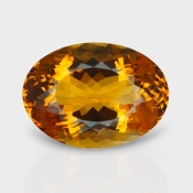 Citrine 24x17.5mm Faceted Oval AAA Grade Loose Gemstone - 158765