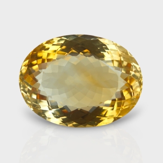Citrine 25x19mm Faceted Oval AA Grade Loose Gemstone - 143659