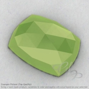 Lime Chalcedony Cushion Shape Calibrated Cabochons
