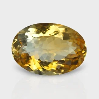 Citrine 21x15mm Faceted Oval AA Grade Loose Gemstone - 143696