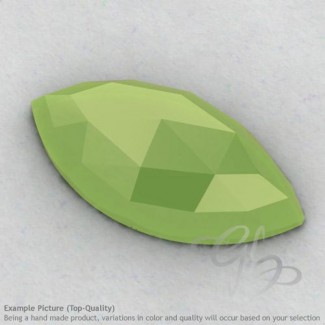 Lime Chalcedony Marquise Shape Calibrated Cabochons