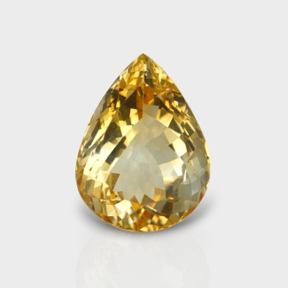 Citrine 25x19mm Faceted Pear AA Grade Loose Gemstone - 143619