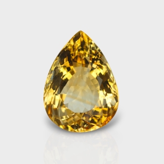 Citrine 25x18mm Faceted Pear AA Grade Loose Gemstone - 143620