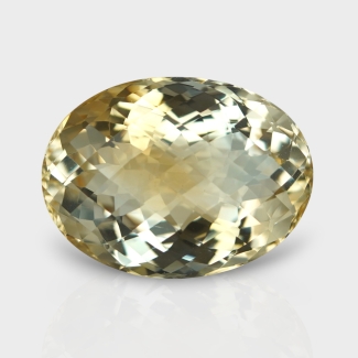 Citrine 25x18.5mm Checkerboard Oval A Grade Loose Gemstone - 143668