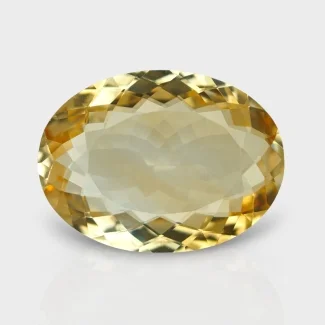 Citrine 24x18mm Faceted Oval AA Grade Loose Gemstone - 143678