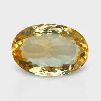 Citrine 24x16.5mm Faceted Oval AA Grade Loose Gemstone - 143679