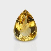 Citrine 22x16.5mm Faceted Pear AA Grade Loose Gemstone - 143709