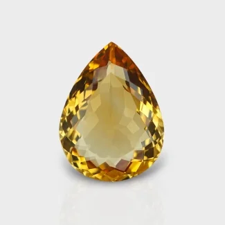 Citrine 21x16mm Faceted Pear AAA Grade Loose Gemstone - 159722