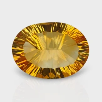 Citrine 19x14mm Concave Cut Oval AA+ Grade Loose Gemstone - 159735
