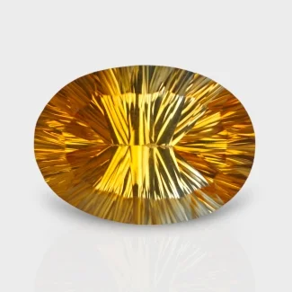 Citrine 22x16mm Concave Cut Oval AA+ Grade Loose Gemstone - 159743