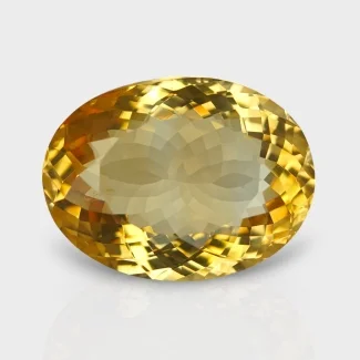 Citrine 25x19mm Faceted Oval AA Grade Loose Gemstone - 159750