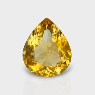Citrine 21x17.5mm Faceted Pear AA Grade Loose Gemstone - 159751