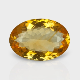 Citrine 21.5x15mm Faceted Oval AA Grade Loose Gemstone - 159755