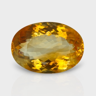Citrine 23x16.5mm Faceted Oval AA Grade Loose Gemstone - 159763