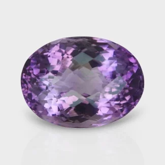 Brazilian Amethyst 19x14mm Checkerboard Oval AAA+ Grade Loose Gemstone - 158749