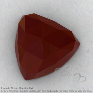 Red Onyx Trillion Shape Calibrated Cabochons