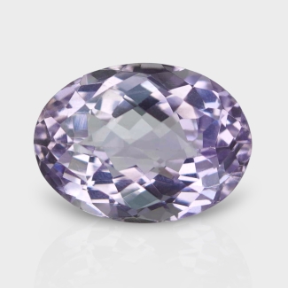 Brazilian Amethyst 17.5x13mm Checkerboard Oval AA+ Grade Loose Gemstone - 160230