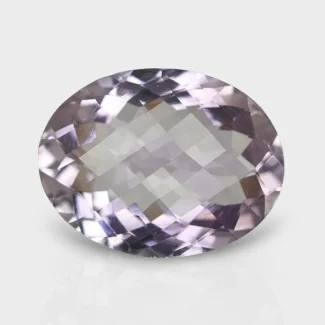 Brazilian Amethyst 21x16.5mm Checkerboard Oval AA+ Grade Loose Gemstone - 159705