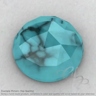 Turquoise Round Shape Calibrated Cabochons