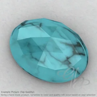 Turquoise Oval Shape Calibrated Cabochons