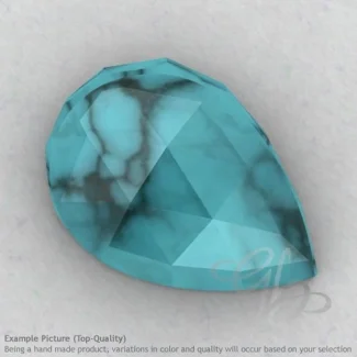 Turquoise Pear Shape Calibrated Cabochons