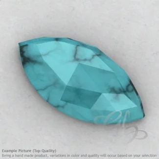 Turquoise Marquise Shape Calibrated Cabochons