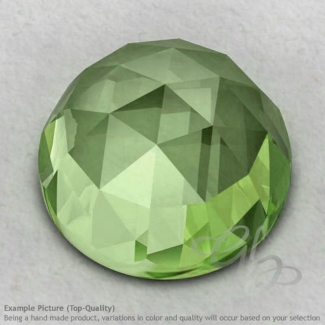 Prehnite Round Shape Calibrated Cabochons