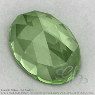 Prehnite Oval Shape Calibrated Cabochons