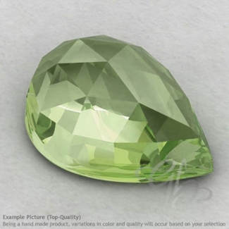 Prehnite Pear Shape Calibrated Cabochons
