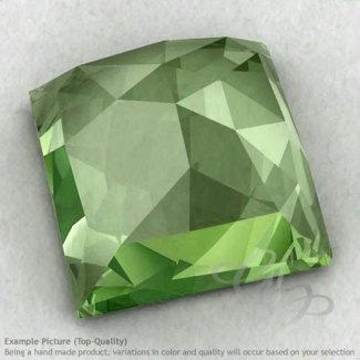 Prehnite Square Shape Calibrated Cabochons
