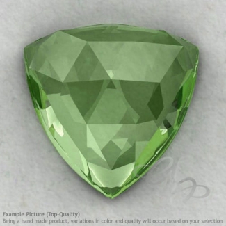 Prehnite Trillion Shape Calibrated Cabochons