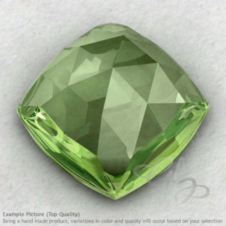 Prehnite Square Cushion Shape Calibrated Cabochons