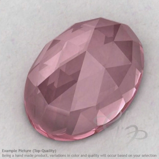 Rose Quartz Oval Shape Calibrated Cabochons
