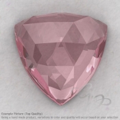 Rose Quartz Trillion Shape Calibrated Cabochons