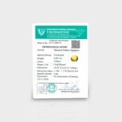 Yellow Sapphire 10.01X8.32X7mm Faceted Oval AA Loose Gemstone - 181751