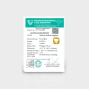 Yellow Sapphire 10.24X9.80X6.80mm Step Cut Octagon AA Loose Gemstone - 181770