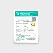 Yellow Sapphire 9.08X8.30X6.30mm Step Cut Octagon AA+ Loose Gemstone - 181852