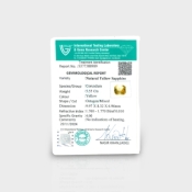 Yellow Sapphire 9.92X8.29X6.90mm Step Cut Octagon AA+ Loose Gemstone - 181844