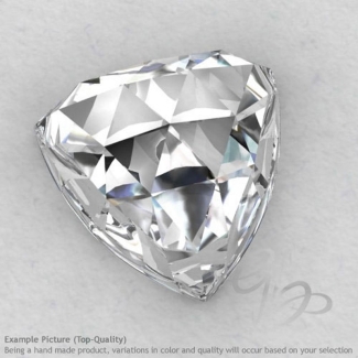 White Topaz Trillion Shape Calibrated Cabochons
