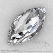 White Topaz Marquise Shape Calibrated Cabochons