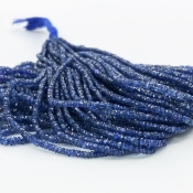 Blue Sapphire 2-3mm Faceted Rondelle A+ Beads Strand - KA-181748