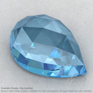 Sky Blue Topaz Pear Shape Calibrated Cabochons