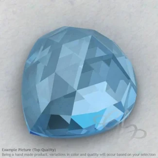 Sky Blue Topaz Heart Shape Calibrated Cabochons