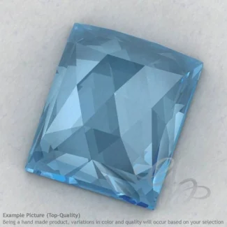 Sky Blue Topaz Baguette Shape Calibrated Cabochons