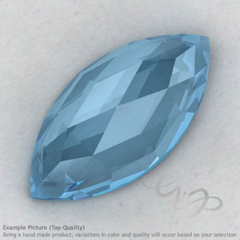 Sky Blue Topaz Marquise Shape Calibrated Cabochons