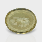 Beer Quartz 22x28mm Faceted Oval AA Grade Loose Gemstone - 160293