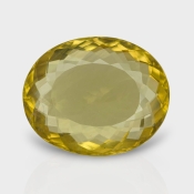 Beer Quartz 22x28mm Faceted Oval AA Grade Loose Gemstone - 160293